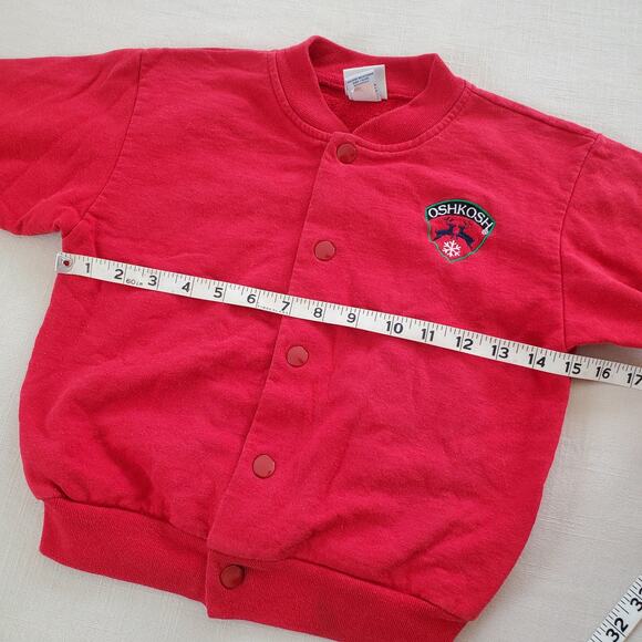 Vintage Oshkosh Reindeer Sweater 5t - Picture 4 of 5